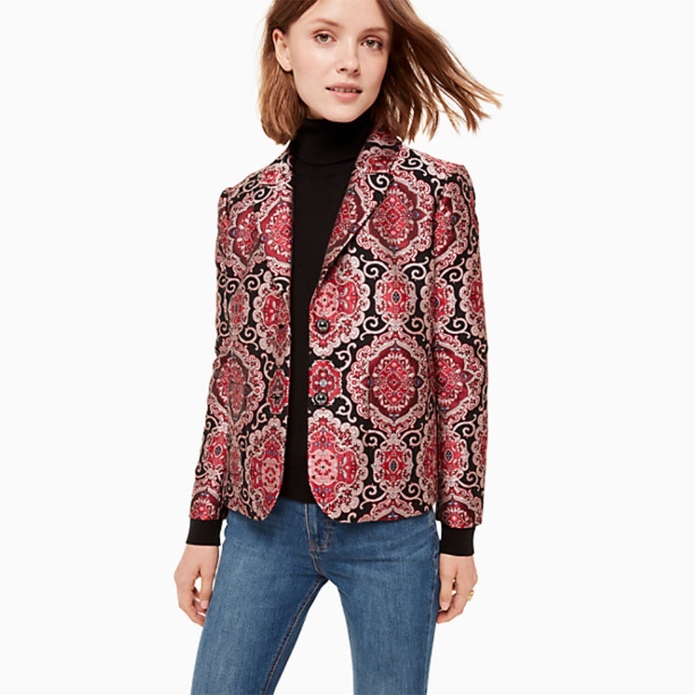 Kate Spade New York - Medallion Jacquard Jacket